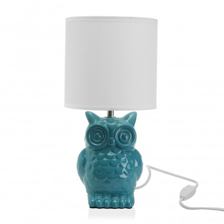 OWL LAMP BLUE
