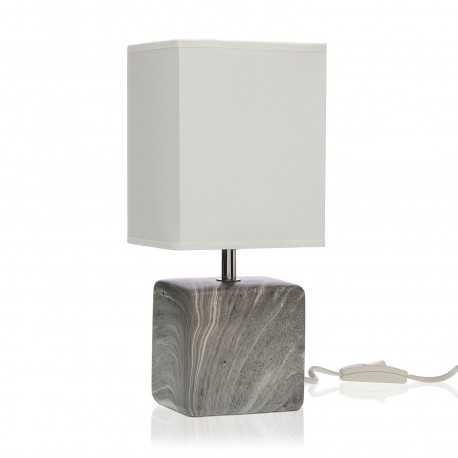 BLACK CERAMIC TABLE LAMP