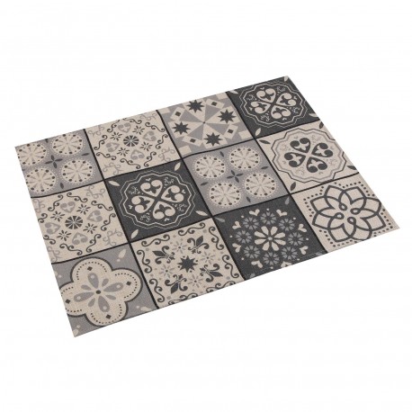 PLACEMAT GREY MOSAIC