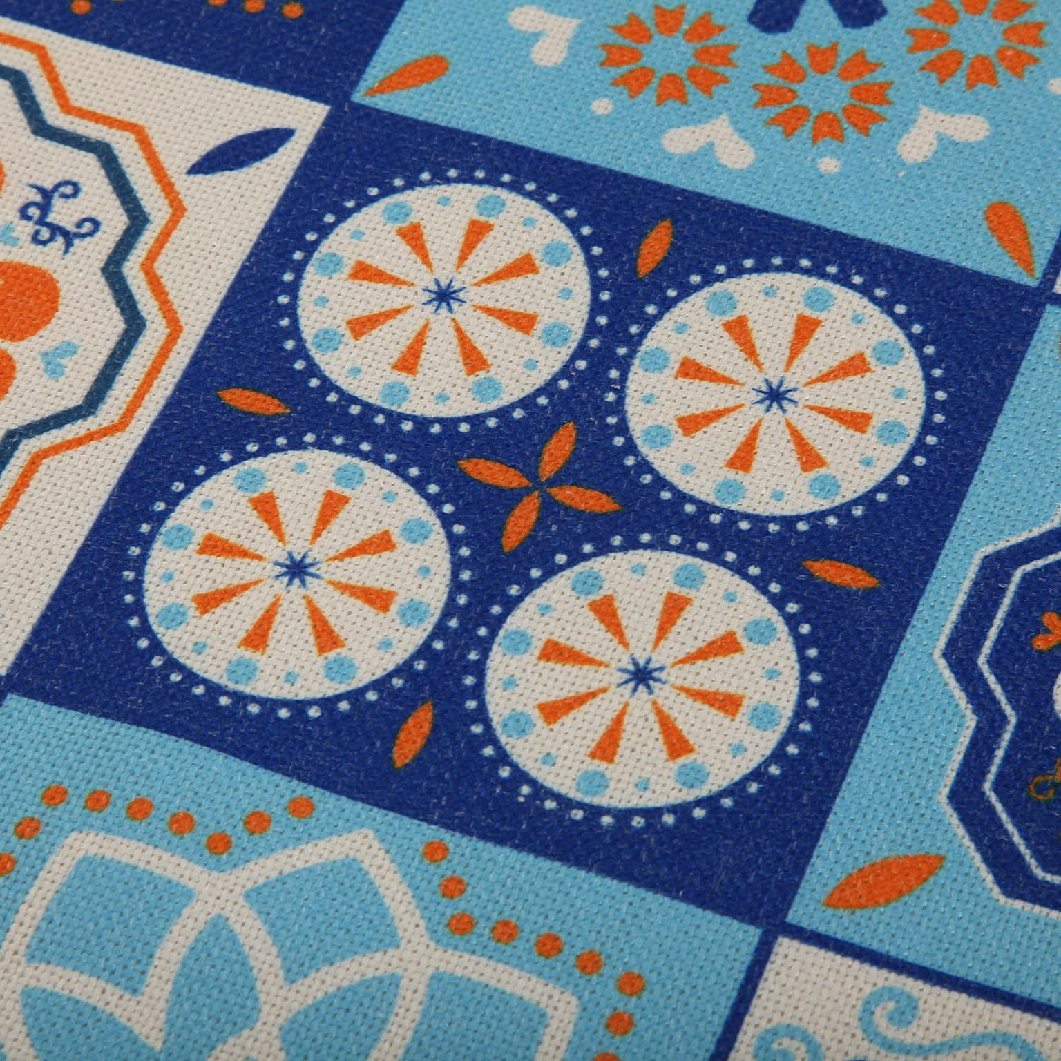 PLACEMAT ORANGE MOSAIC