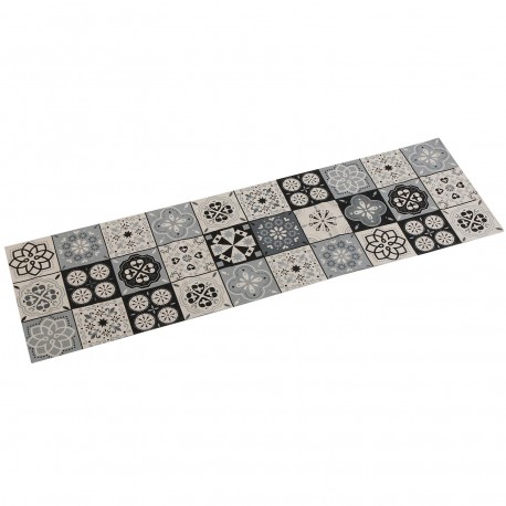 TABLE RUNNER  BLACK MOSAIC
