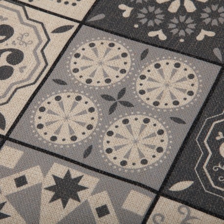 TABLE RUNNER GREY MOSAIC