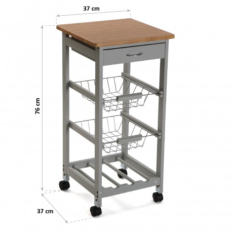 TROLLEY WITH WHEELS