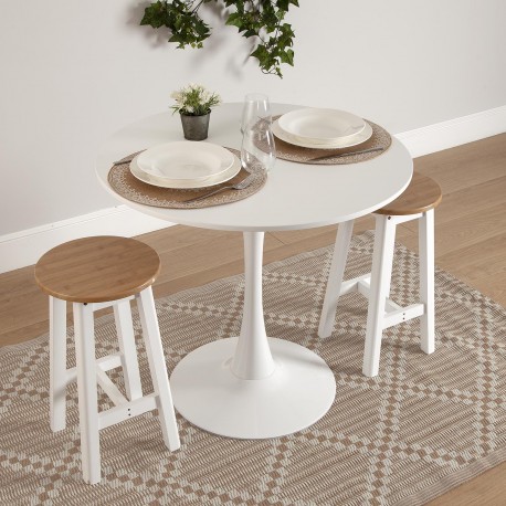 WHITE KITCHEN TABLE