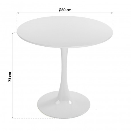 WHITE KITCHEN TABLE