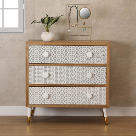 COMMODE 3  DRAWERS DUNE