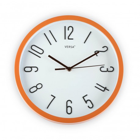 ORANGE WALL CLOCK 30CM