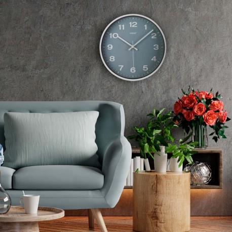 BLUE WALL CLOCK 30,5 CM
