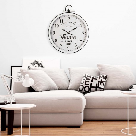 METAL WALL CLOCK HOME