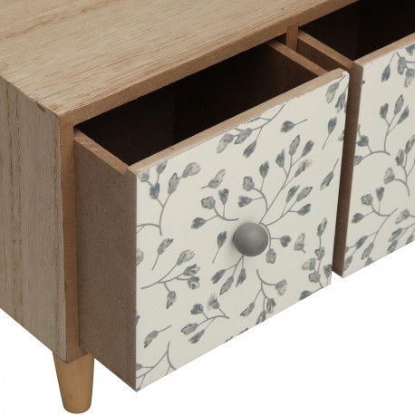 WOODEN JEWELRY BOX 3 DRAWERS