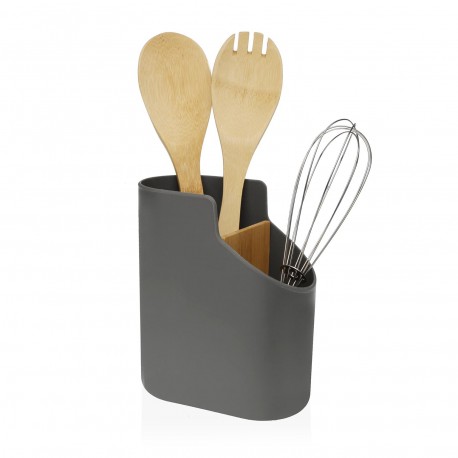GREY UTENSIL HOLDER