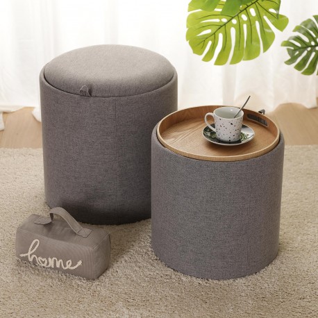 SET 2 STORAGE OTTOMAN