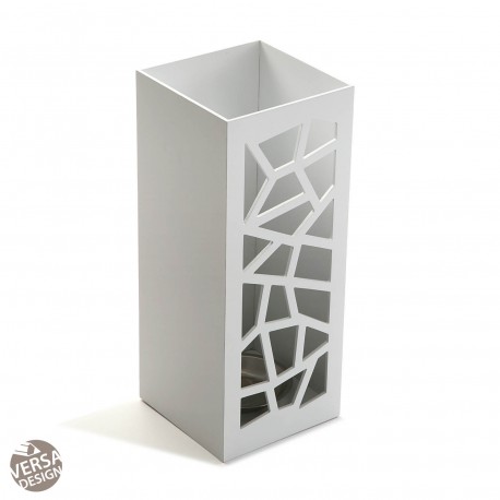 WHITE UMBRELLA STAND GEOMETRIC