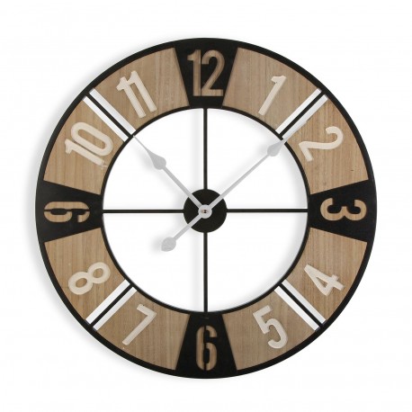 WOOD WALL CLOCK 60CM