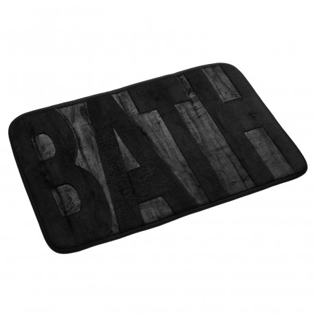 BLACK BATH MAT