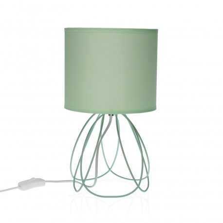 BLUE/OFFWHITE TABLE LAMP