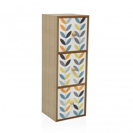 WOODEN JEWELRY BOX 3 DRAWERS