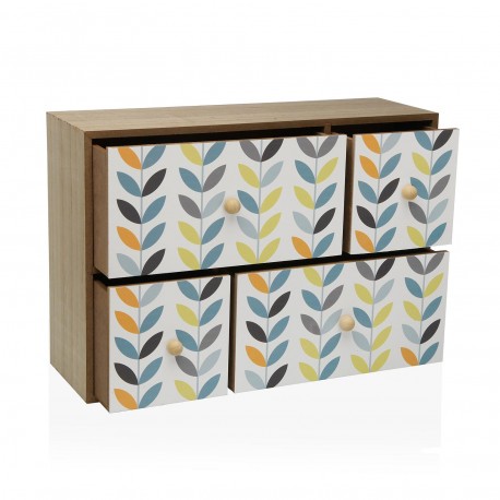 WOODEN JEWELRY BOX 4 DRAWERS