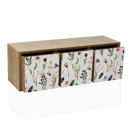 WOODEN JEWELRY BOX 3 DRAWERS