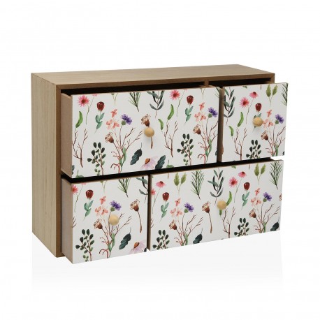 WOODEN JEWELRY BOX 4 DRAWERS