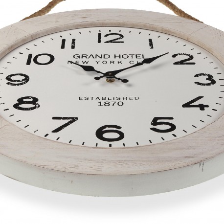 WOOD WALL CLOCK 50CM