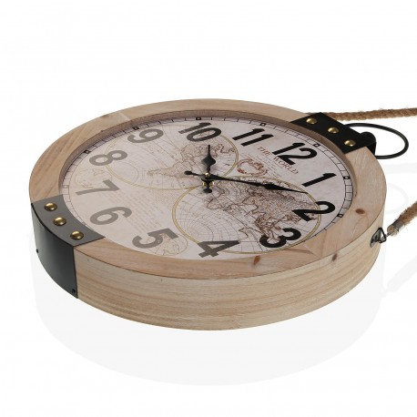 WOOD CLOCK 40CM