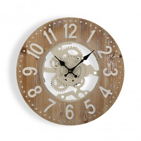 WOOD CLOCK 40CM