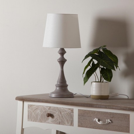 BLUE/OFFWHITE TABLE LAMP