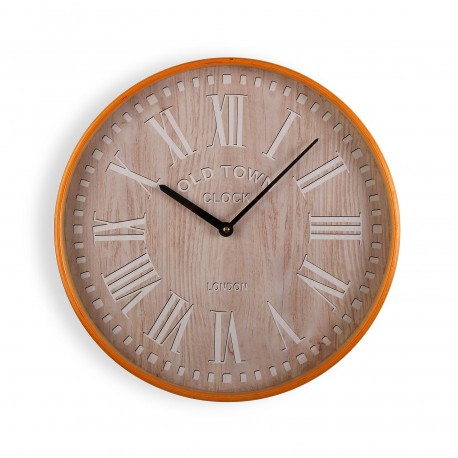 WOODEN WALL CLOCK 40CM