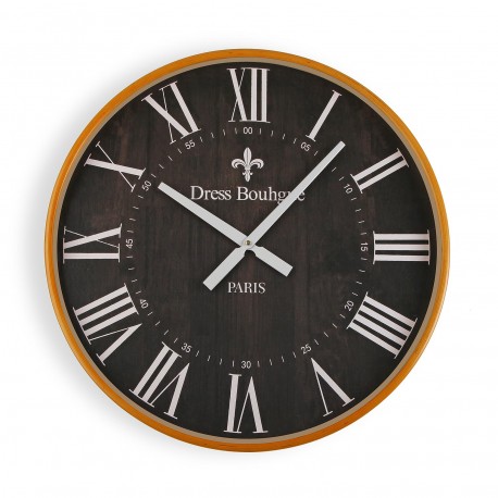 WOODEN WALL CLOCK 60CM