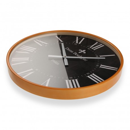 WOODEN WALL CLOCK 60CM