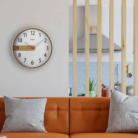 WHITE WALL CLOCK 30,5 CM