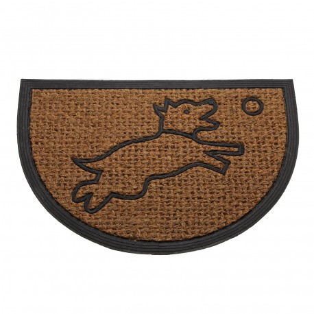 DOG HALF-MOON DOORMAT