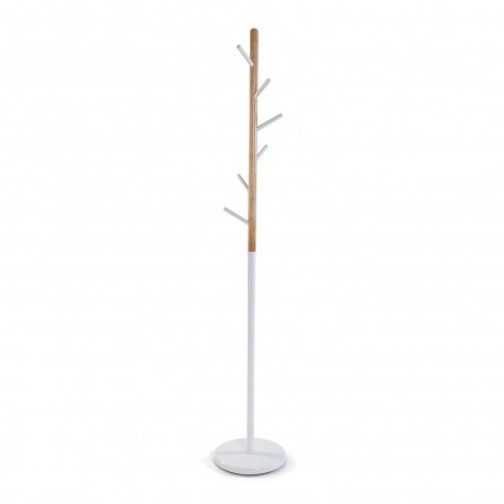 WHITE COAT RACK