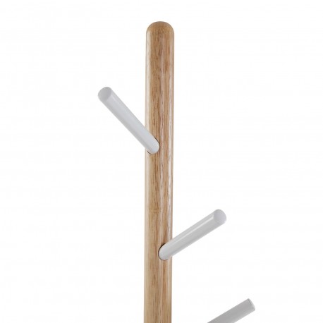 WHITE COAT RACK