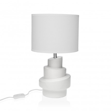 CERAMIC TABLE LAMP OFFWHITE