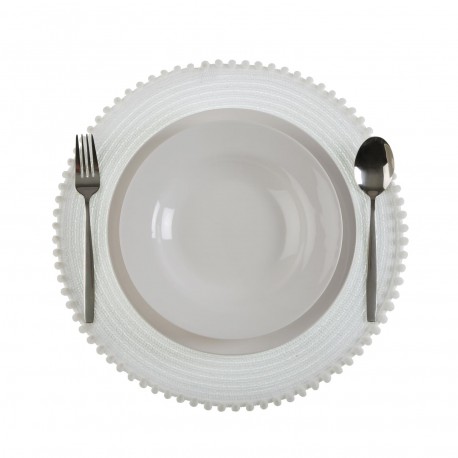 WHITE PLACEMAT