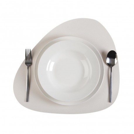 WHITE  PLACEMAT