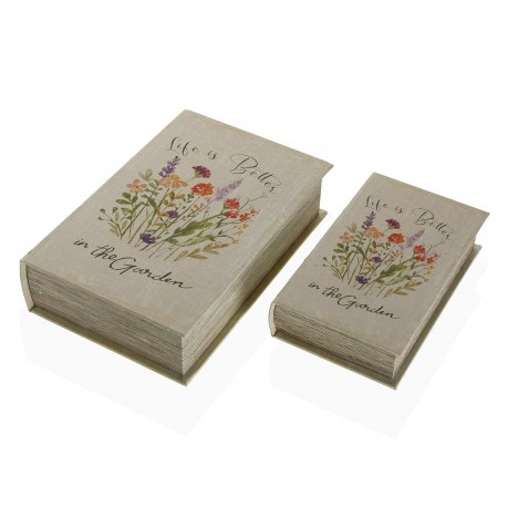 SET OF 2 BOOKS BOX