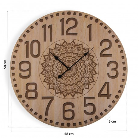 WALL CLOCK 58CM