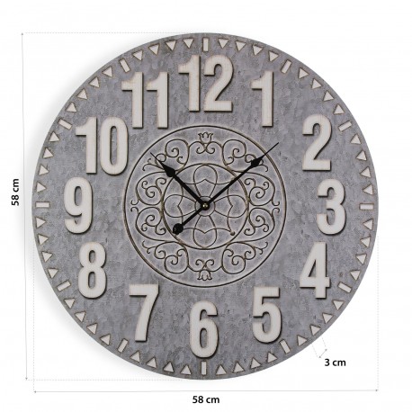 WALL CLOCK 58CM