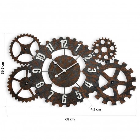 METAL WALL CLOCK 68CM