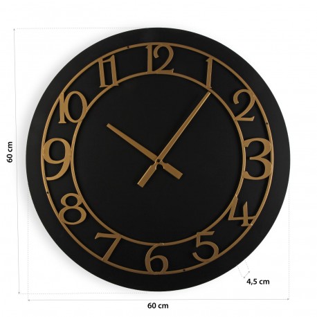 WOOD WALL CLOCK 60CM