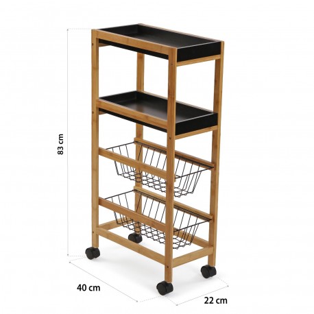 TROLLEY WITH WHEELS