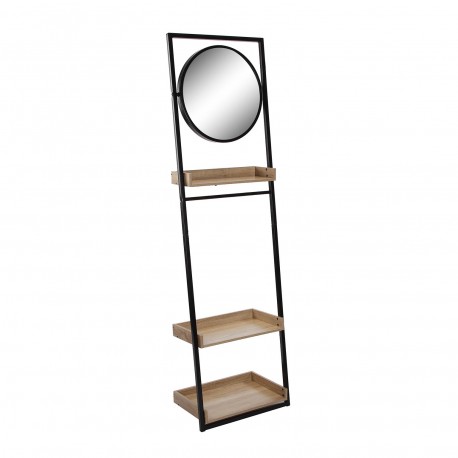 BATHROOM SHELF WITH MIRROR