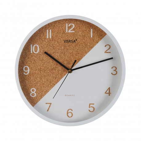 WHITE KITCHEN CLOCK 30CM