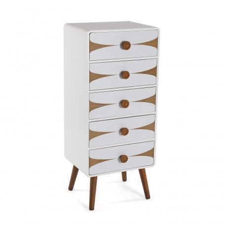 COMMODE WITH 5 DRAWERS