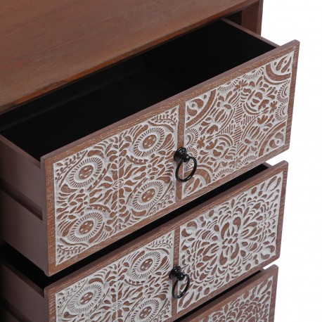 COMMODE WITH 6 DRAWERS