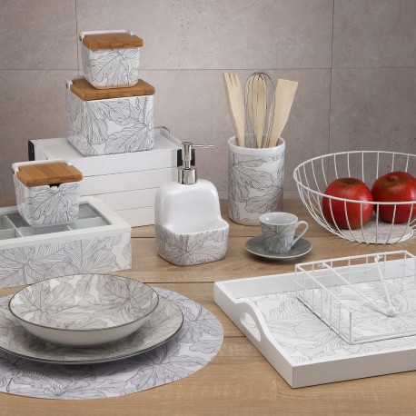 RECTANGULAR TRAY PALGREY