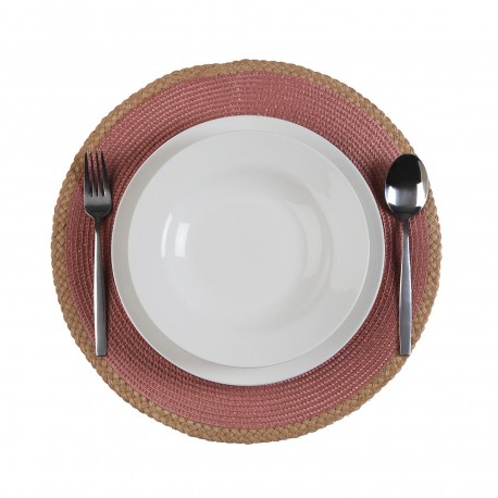 PINK  ROUND PLACEMAT